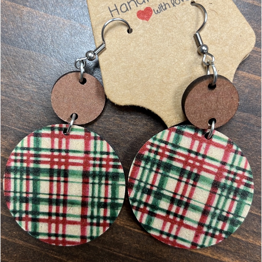 3 pair of Christmas HOLIDAY festive earrings. Lightweight. NEW